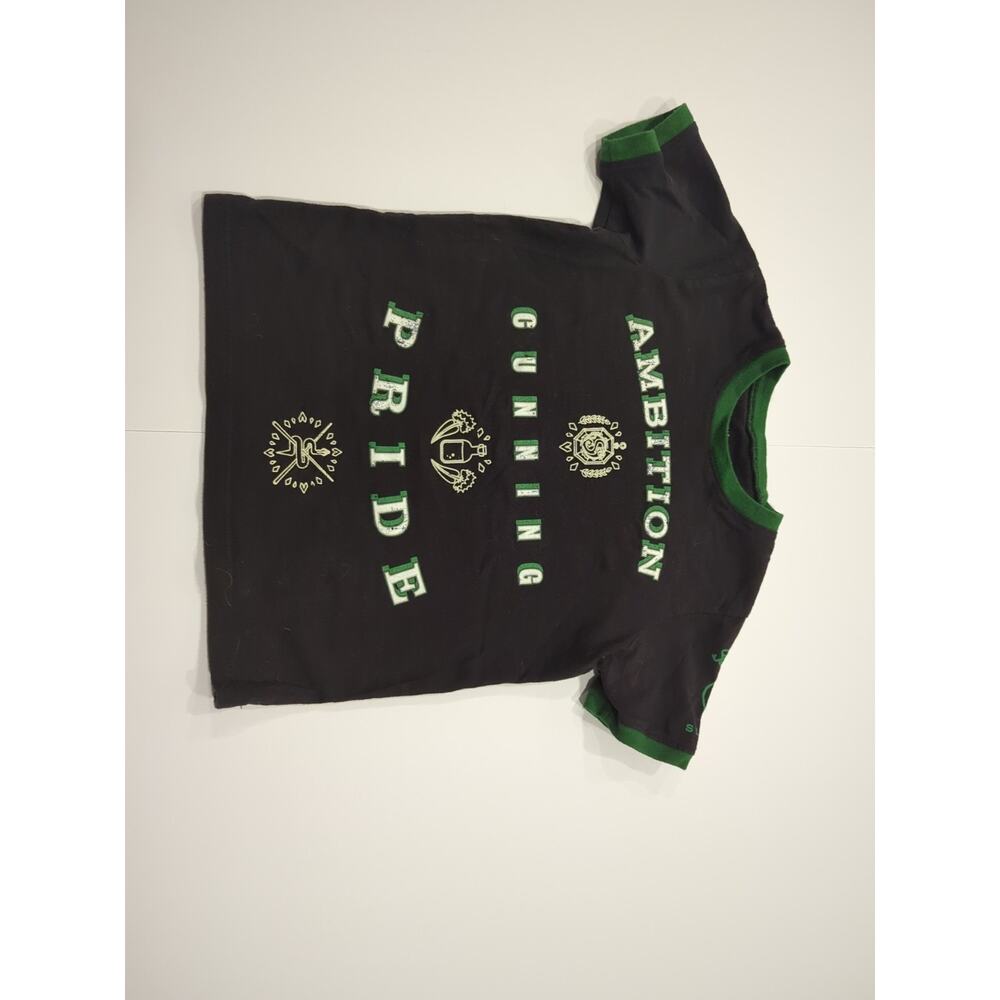 NWOT HARRY POTTER XS SLYTHERIN T-SHIRT AMBITION CUNNING PRIDE
